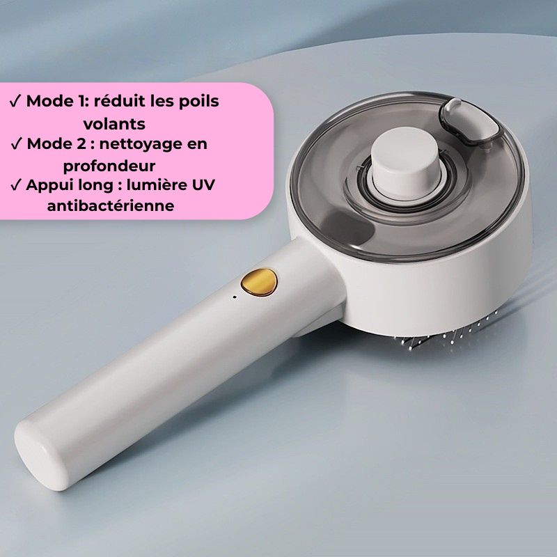 Brosse à vapeur CocoonPet Gris Perle