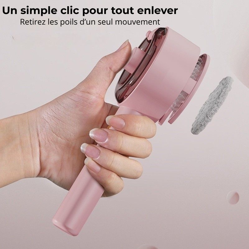 Brosse à Vapeur CocoonPet rose poudré